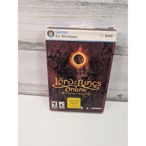Lord Of The Rings Online Shadows Of Angmar PC DVD Midway NTSC-U/C Manual Disc